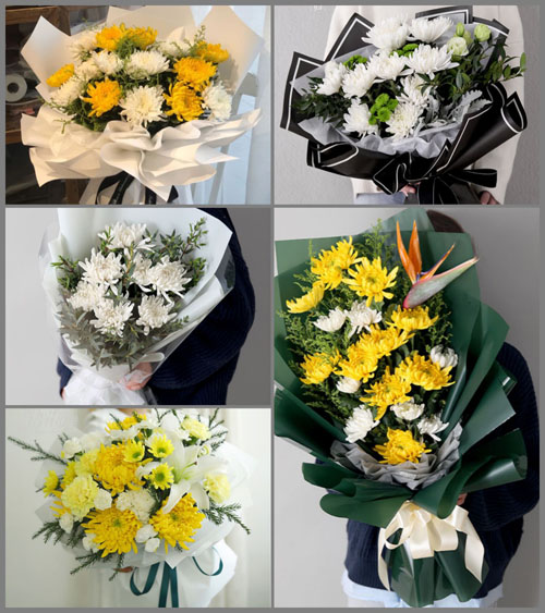 贵州毕节市赫章县古基乡中寨村白事花束代送